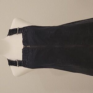 Faded black denim size 4 Jumper dress